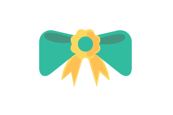 A Christmas Ribbon Illustration for Modern Graphics