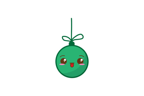 A Cute Christmas Ornament for Website Graphics