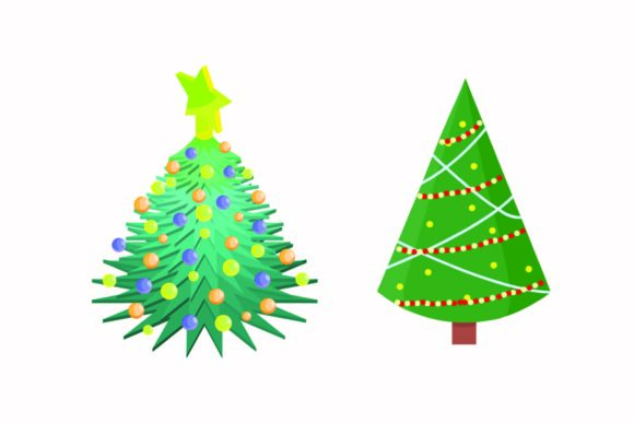 A Designer's Review of Christmas Tree Graphics & Illustrations