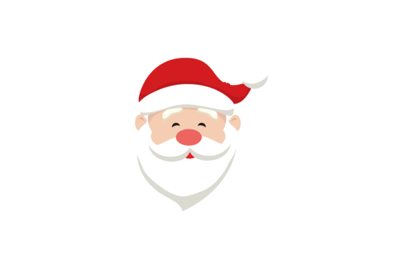 A Festive Santa Graphic for Holiday Website Content