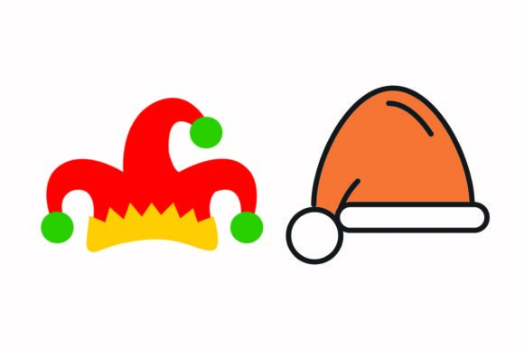 Christmas Cap Vector Graphics for Festive Illustrations