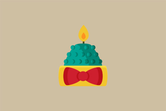 Christmas Day Candle Decorations-05: A Versatile Graphics and Illustrations Asset