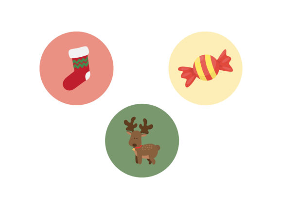 Christmas Deer Vector Graphics for Premium Illustrations