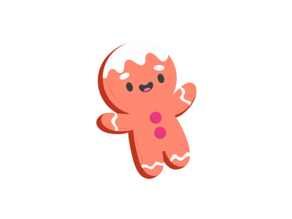 Christmas Illustration Gingerbread: A Festive Graphics Asset