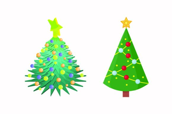 Christmas Tree Season Illustration: A Graphic Asset for Seasonal Products