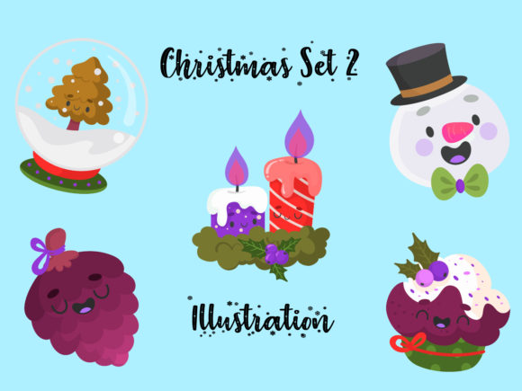 Christmas Vector Bundle Set for Kids 2: Perfect for Festive Branding