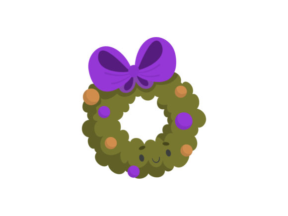Christmas Wreath Graphics: A Versatile Illustration for Your Content