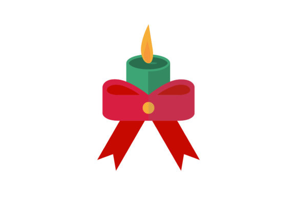 Crafting Beautiful Graphics with Christmas Candle Illustration