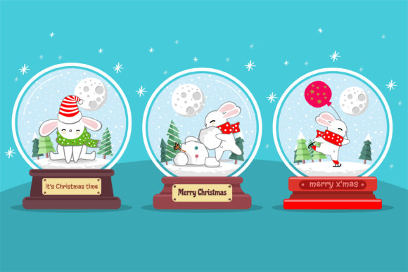 Explore Snow Globe Christmas Set for Creative Graphics