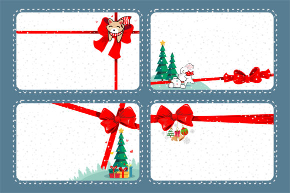 Gift Cards with Happy Christmas: A Versatile Graphic Design Asset
