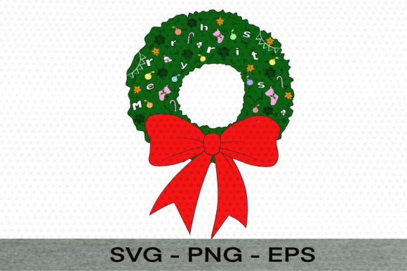 Wreath Christmas Design Style: Festive Graphics for Local Brands
